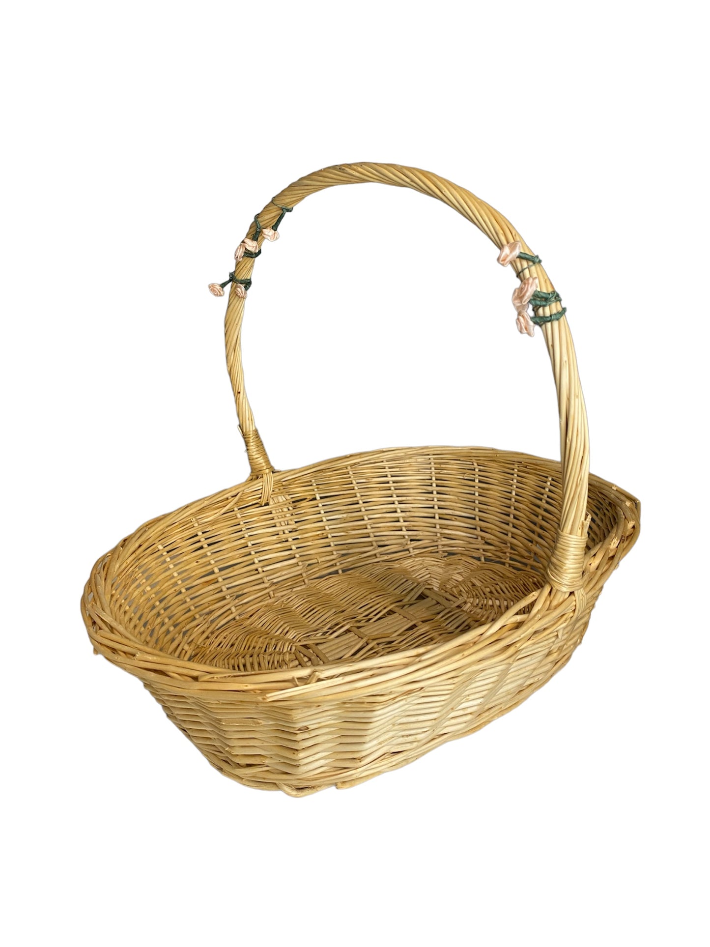 Basket with mini flowers