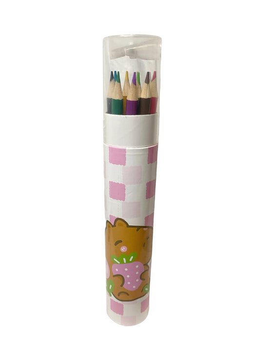 Capybara Colored Pencils with case and sharpener