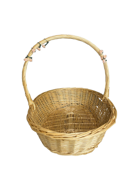 Basket with mini flowers