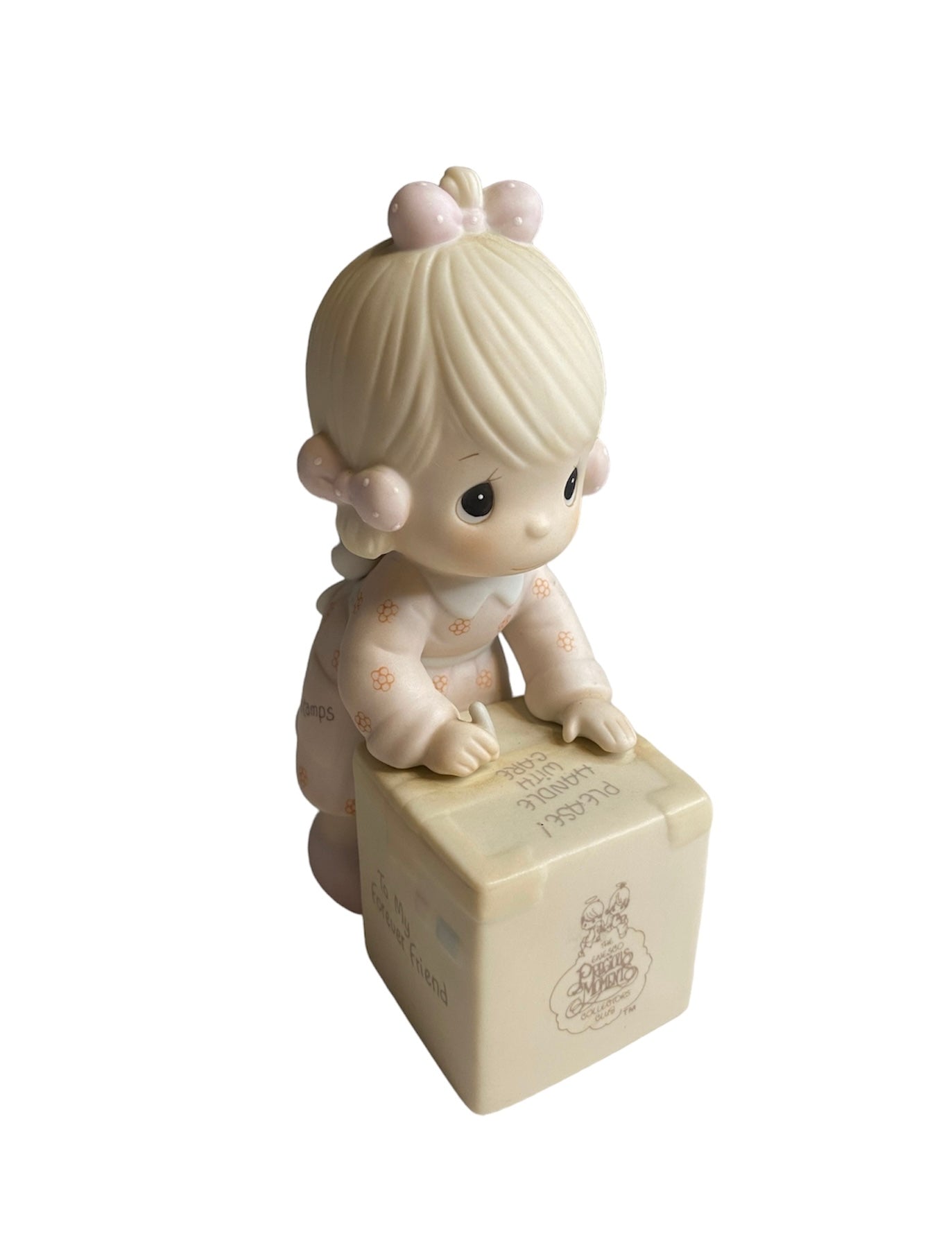 Precious moments shipping box figure