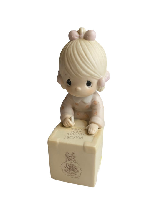 Precious moments shipping box figure