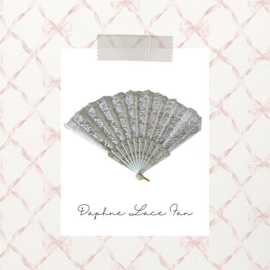 “Daphne” Lace Fan