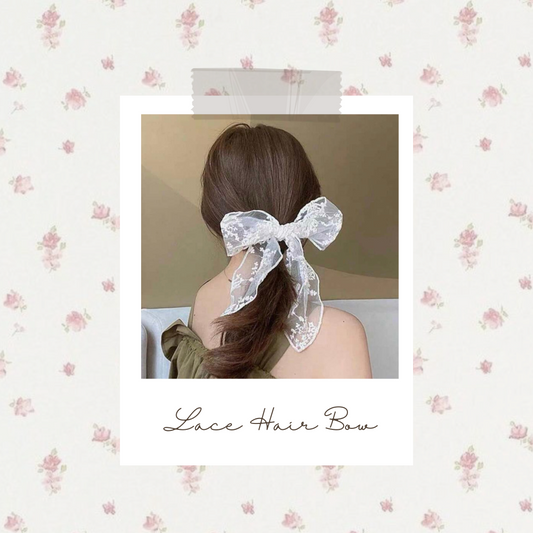 Lace Hair Bow